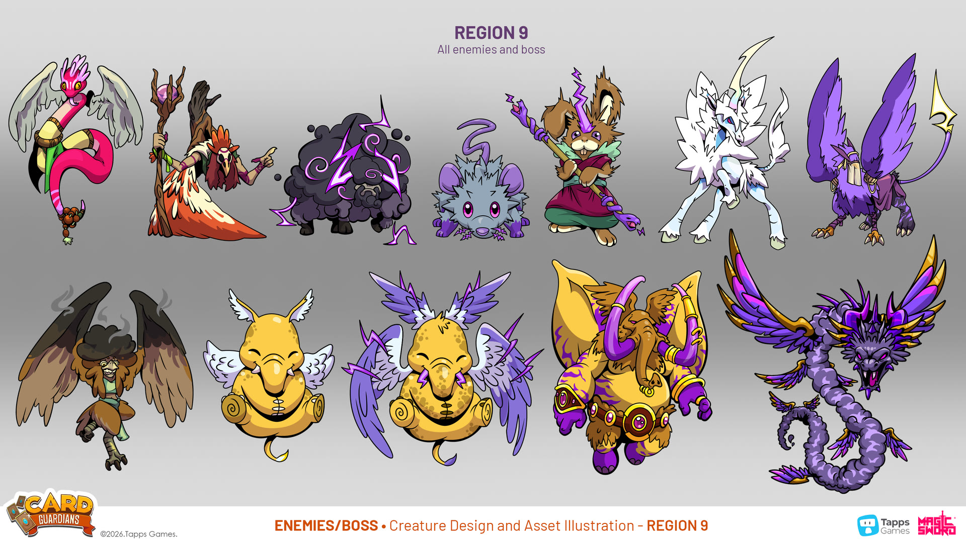 Character illustration for Card Guardians by Magic Sword Studio for Tapps Games (3 of 3)